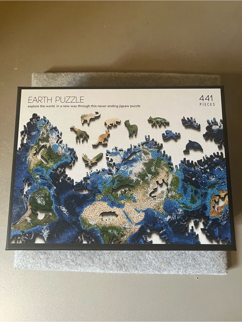 Nervous System Earth Infinity Wooden Jigsaw Puzzle